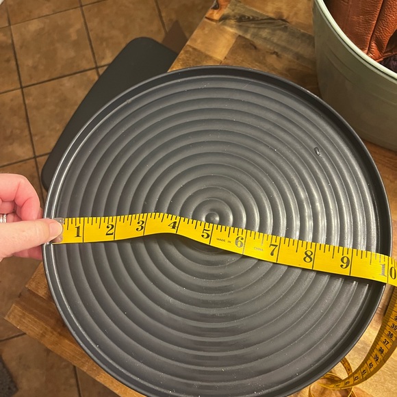 Black Rotating 2-tier Serving Tray Spice Rack - Picture 4 of 5